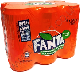 Fanta Orange 300ml 6 pack