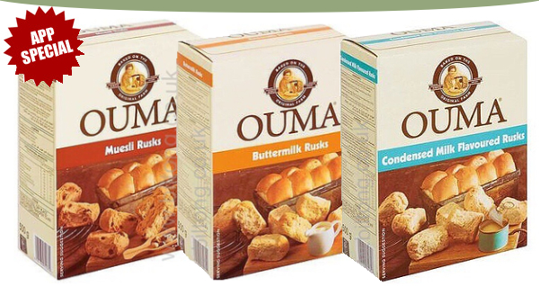 App Special offer - Ouma Rusks