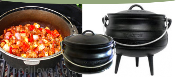 Potjie pots from Susmans