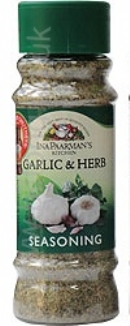 Ina Paarman Seasoning Garlic & Herb 200ml Jar