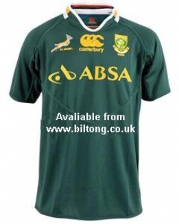 2012 Pro Home South Africa Rugby Shirt S/S