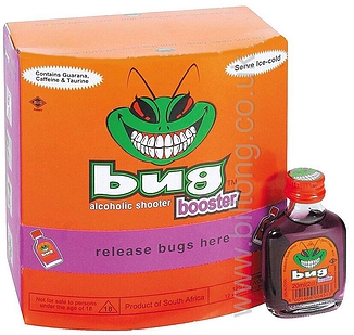 Bug Alcoholic Shooters Booster (12%) 20ml Bottle