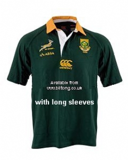 2012 Classic Home South Africa Rugby Shirt L/S