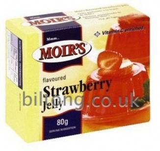 Moirs Strawberry Jelly 80g