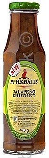 Jalapeno 470gm  Mrs Balls Chutney