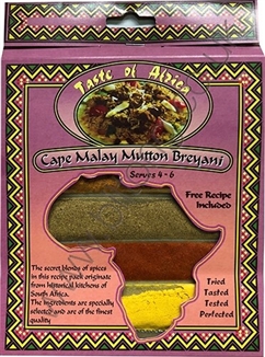 Taste of Africa Cape Malay Mutton Breyani Spice 54g