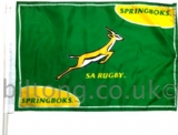 Hand FLAGS ON STICKS Springbok