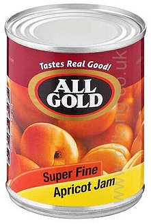 All Gold Apricot  Smooth Tin Jam 450g