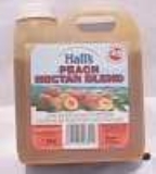 Peach Nectar 1lt Hall Concentrated Fruit Juice