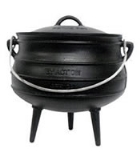 POTJIE POTS Size  1/2 with lid