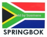 Stickers I Love Springbok Small 8.5cm x 7cm