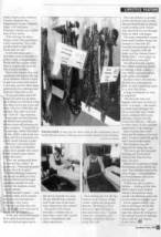 newspaper article of hanging biltong