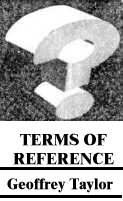 Geoffrey taylor terms of reference
