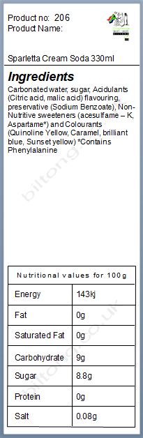 Nutritional information about Castle Lager Bottle 330ml x 6