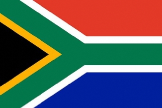 SA Flag Sticker Medium 9.0 x 6.0 cm