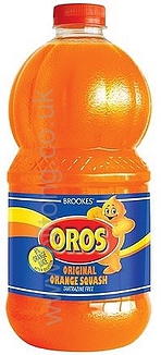 Orange Squash Brooks Oros 2lt
