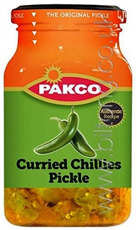 Pakco Curried Chillies Pickel 350g