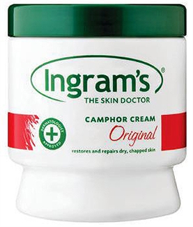 2 for 1 Ingrams Camphor Cream Original 150g tub