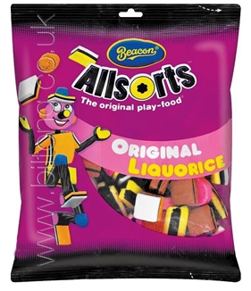 Liquorice Allsorts Mini 75g from Beacon