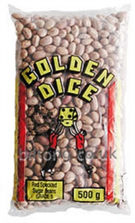 Sugar Golden Dice Red Speckled  Beans 500gm