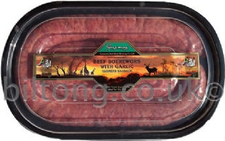 Garlic Beef Boerewors per 600g