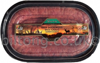 Garlic Beef Boerewors per 600g