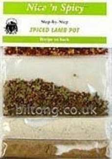 Nice n spicy - Spiced Lamb Pot 10g