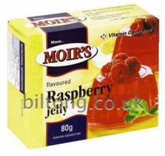 Moirs Raspberry Jelly 80g