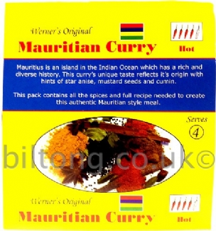 Mauritian Curry Werners Original Hot