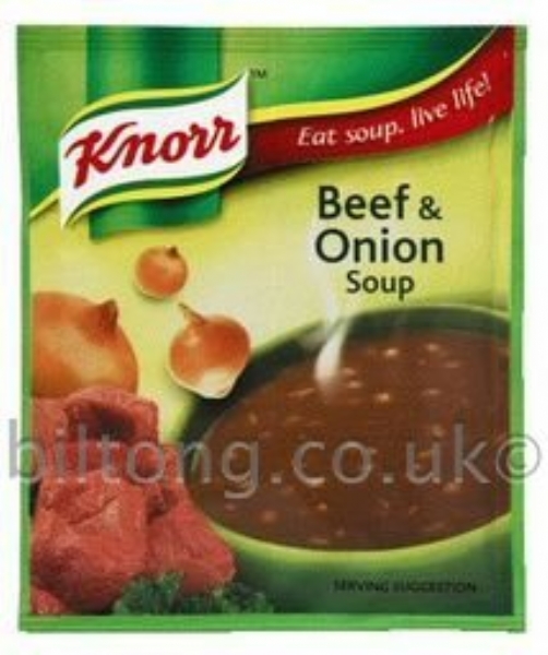 Knorr Soup Beef & Onion 60g Sachet Susmans Best Beef Biltong Company Ltd