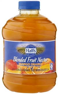 Mango Orange 1lt Hall Concentrated Fruit Juice