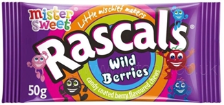 2 for 1  Mister Sweet Rascals Wild Berry 50g