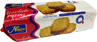 2 for 1 Henro Chocolate Creams  Biscuits 150g