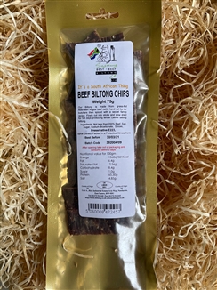 Beef Biltong Chips 75g pre-pack