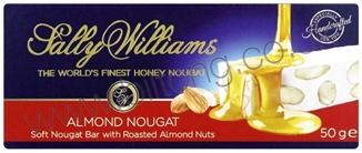 Sally Williams Nougat Almond Bar 50g