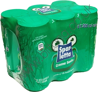 Sparletta Cream Soda 300ml 6 pack