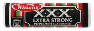 Wilsons XXX Extra Strong Peppermints