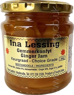 Ina Lessing Ginger Preserve 380g  Konfyt