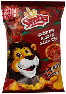 Simba Chakalaka Flavour Chips 120g