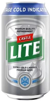 Castle Lager Light Cans 330ml x 6