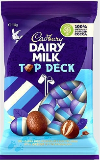 AU Cadbury Dairy Milk Top Deck Easter Egg Bag 114g