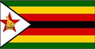 Window Stickers Zimbabwe  11.5cm x 5.5cm