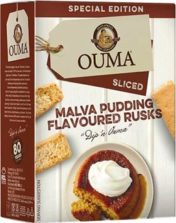Ouma Sliced Malva Pudding Rusk 450g