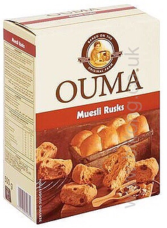 2 for 1 Muesli 500gm Ouma Rusks