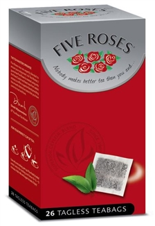 5 Roses Teabags 26 Bags 65g