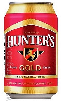 Hunters Gold CANS cider per 6 PACK
