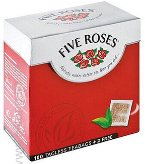 2 for 1 5 Roses Teabags 100 250gm