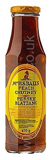 Peach 470gm  Mrs Balls Chutney