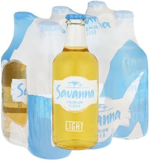Savanna Light Cider 6 x 330ml Bottle