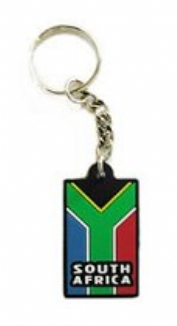 Keyring (PVC) South African Flag